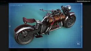Steampunk Motorbike - DAZ Studio - 3D Model - Review