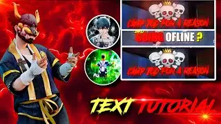  💥 How To Make Glowing Text Like @campjodff @PGL_DRKRAI77⚡ || in picsart ||