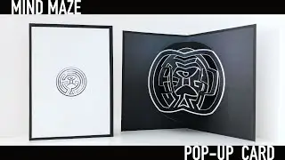 WestWorld Mind Maze Pop-up Card Artwork