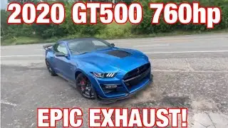 2020 Shelby GT500 5.2L SUPERCHARGED EPIC EXHAUST!