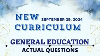 FINAL COACHING | GENED BLESSINGS 150 ITEMS ACTUAL LET QUESTIONS SEPTEMBER 2024 LET REVIEWER
