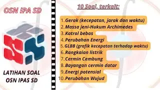 BAHAS SOAL OSN IPA SD_PERSIAPAN OSN IPA SD