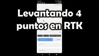 [GNSS] Levantando 4 puntos en RTK