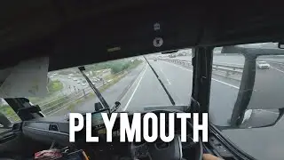 Plymouth Millbay Docks with HGV Class 1 Driver Trucker Joe