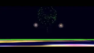 Визуализация 2 части фейерверка на 29.06.2014