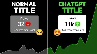 How to get MORE Views | Write VIRAL YouTube Titles with ChatGPT