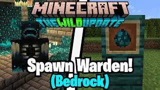 How to Get The WARDEN on Bedrock Edition RIGHT NOW! (Mobile/Console/Switch)