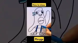 How to draw Phryge #shorts #olmpics #2024 #drawing #draw #timelapse #fun #colouring #phryge #colour