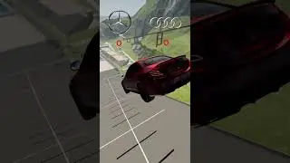 СРАВНЕНИЕ АУДИ А6 И МЕРСЕДЕСА в BeamNG Drive   #automobile #beamngdrivemods #audi #mercedes