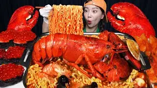 흑백요리사에서 먹었던 랍스터 진짬뽕 야밤에 따라잡기 😎 Netflix Culinary Class Wars Lobster Jjamppong Mukbang ASMR Sssoyoung