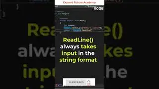 C# One Minute Tutorial - 008 - Expand Future Academy 