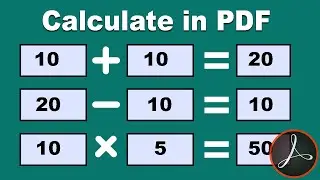 how to calculation pdf form with script using adobe acrobat pro 2017