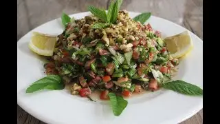 KEBAPLARIN VAZGEÇİLMEZİ DİLLERE DESTAN GAVURDAĞI SALATASI NASIL YAPILIR?
