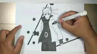 How to draw NARUTO in 5 minutes