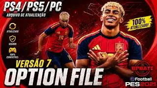 PES2021 - OPTION FILE  V7 Season 2026 EXTEND | PS4/PS5/PC