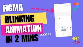 Cursor Blinking Animation in 2 mins | Figma easy tutorial