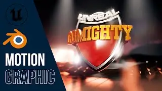 Logo Animation Motion Graphic | UE & Blender Tutorial