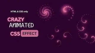 Beautiful CSS ANIMATION EFFECT using { HTML & CSS } only