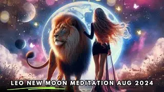 Leo New Moon Meditation: Release Negativity & Invite Positivity 🌿✨ (with added Lions Gate Frequency)