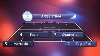 After Effects Template - Soccer formation World Cup