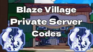 20 Private Server Codes For Blaze | Shindo Life