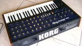KORG Mono/Poly Analog Synthesizer (1981) sound demo