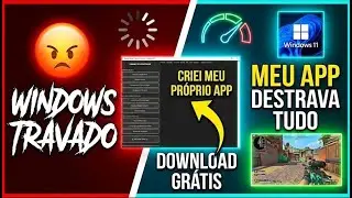 Criei meu Próprio Otimizador de Windows com IA (E liberei Grátis) #windows11 #fps #otimizacão #ia