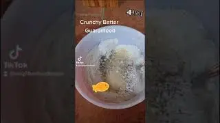 Crunchy deep fried crappie
