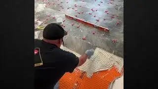 Large Tile & Big Mortar Bed https://amzn.to/3ZOm3xm #flooring #new #construction