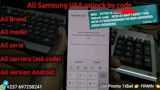 UNLOCK ALL SAMSUNG USA Asking Code: AT&T / CRICKET / XFINITY / SPECTRUM / All Model / Level Security