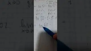 Derivate applicazione: De l'Hospital
