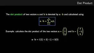 Dot product