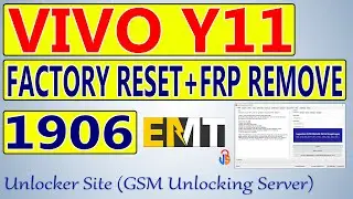 Vivo Y11 (1906) Pin Pattern FRP Lock Remove By EMT Tool