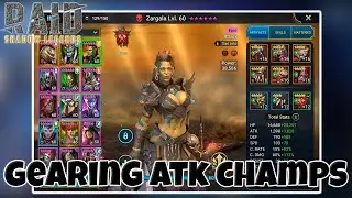 RAID SHADOW LEGENDS - HOW TO GEAR ATK!