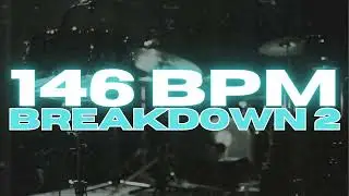 146 BPM - Metal Breakdown Drum Beat - Loop 2