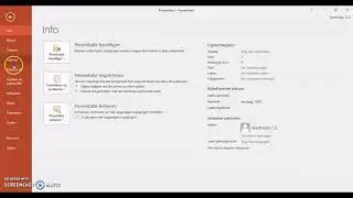 MS PowerPoint Opslaan