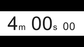 4 minutes countdown ( Timer ) Copyright free | No background music