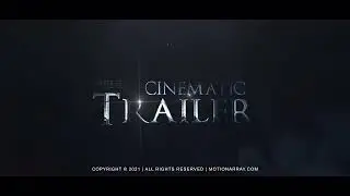 Cinematic Trailer - After Effects Templates Download