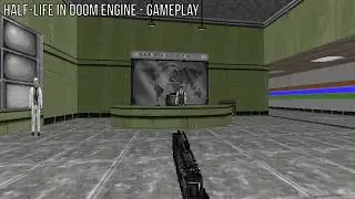 Half-Life in Doom Engine - Gameplay (No Commentary)