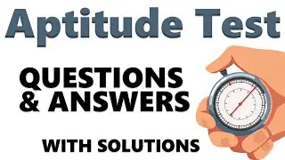 Aptitude Test Preparation Practice
