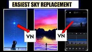 Sky change effect in VN app | Very easy sky replacement Trending video