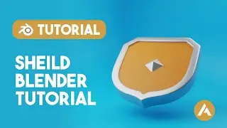Blender 3D Beginner Tutorial : Sheild