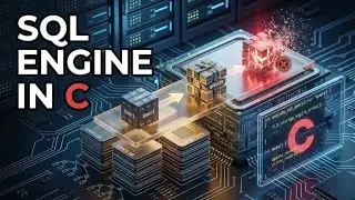 Advanced Mini SQL Engine in C | UPDATE, DELETE & File Storage