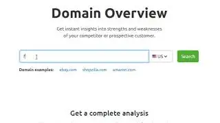 How to analyze Domain with SEMrush | Bulk Domain overview | Competitive research in SEO-2020