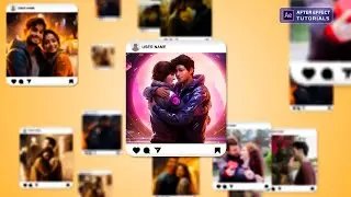 3D Photo Gallery in after effect | 3D Camera animation in After effects | After Effects Tutorial