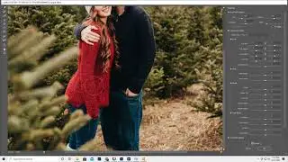 Liquify Sweater in Photoshop, freeze, thaw, sky replacement, snow and sun overlay CC 2021