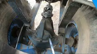 Testing and the first breakdown of a new tractor. Випробовування і перша поломка нового трактора