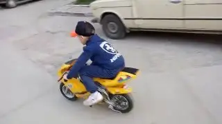 Тест драйв детского мини байка