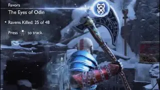 God of War Ragnarok Eyes of Odin Raven Location Derelict Outpost Midgard