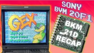 Revisiting the Sony BVM 20F1: BKM-21D no colour fix, operation hours, & transcoding composite to RGB